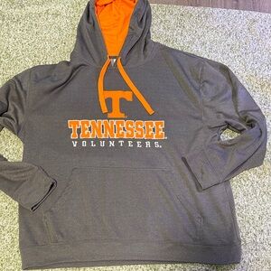 Pro Edge Gray and Orange Tennessee Hoodie